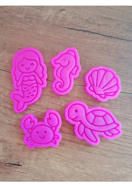 Deniz Kızı,deniz Canlıları Kurabiye Kalıbı,hamur Kesici modelleri