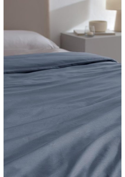 Yeni Sezon Manon King Size %100 Pamuk Ranforce Düz Nevresim - Koyu Mavi - Koyu Mavi modelleri