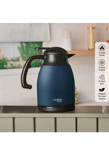 Kitchen Çay Termosu - Lacivert - 1,5 Lt