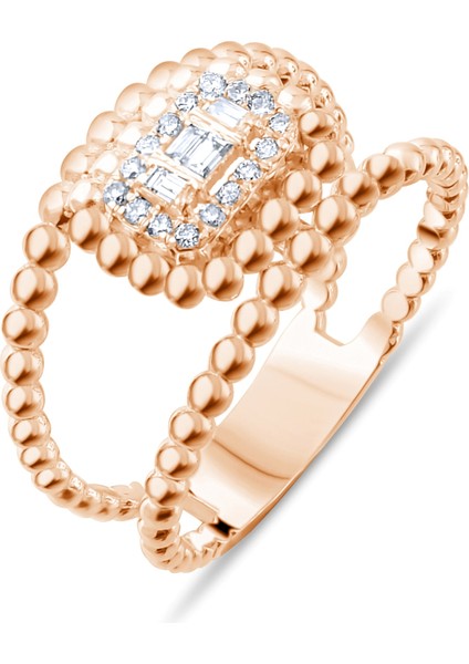 0.36 Karat Pırlanta Yüzük, Gerçek Pırlanta, Sertifikalı Mücevher