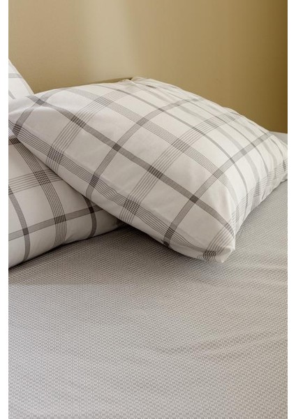 Yeni Sezon Aluin King Size Ranforce Baskılı Nevresim Takımı - Gri indirimleri