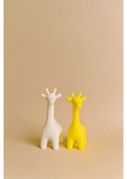 Zürafa Figür Seti 2'li Dekoratif Obje Oyuncak Figür Çocuk Odası Dekoru Hediye Figür fırsatları