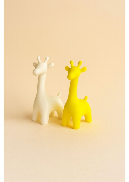 Zürafa Figür Seti 2'li Dekoratif Obje Oyuncak Figür Çocuk Odası Dekoru Hediye Figür indirimleri