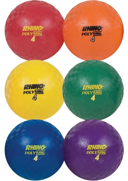Sports Rhino Poly Oyun Alanı Topu Seti (Çoklu, 10,7 cm Çap)