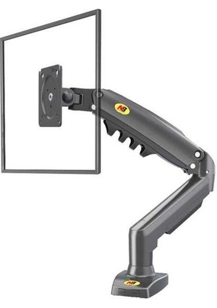 Bayou 17-30'' Tek Kol Amortisörlü Stand Lcd-Led Monitör Tutucu Askı Aparatı F80