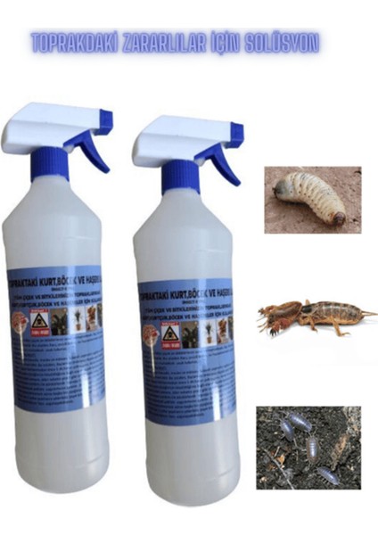 2 Adet Çiçek ve Bitki Topraklarındaki Zararlılar Için Önleyici ve Temizleyici