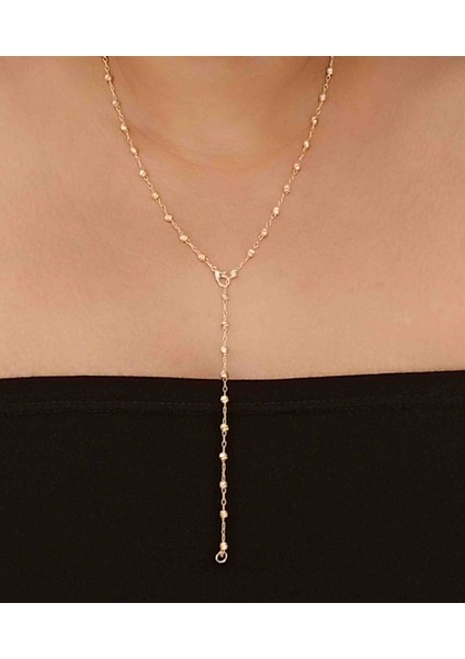 Pirinç Gold Dorika Zincir Y Kolye 60CM modelleri