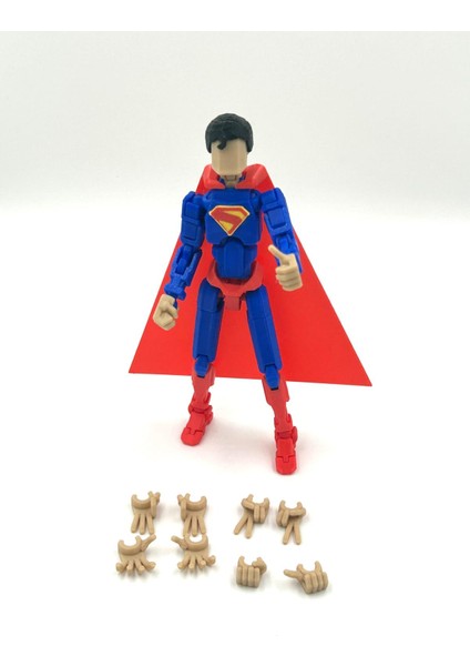 Dummy Superman Figür 14 cm – Çıkarılabilir Pelerin & Değiştirilebilir Eller – Koleksiyon Oyuncak fiyatları