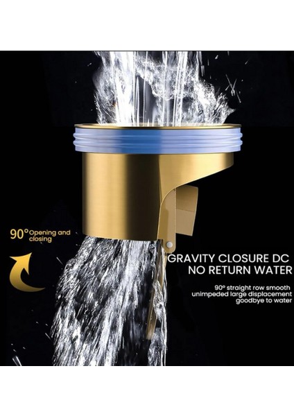 Pratik Anti Koku Önleyici, Tahliye Vanası, Duş Yer Sifonu, Geri Akış Önleyici, Gider Pis Koku Böcek Gider Aparatı, Büyük Boy,