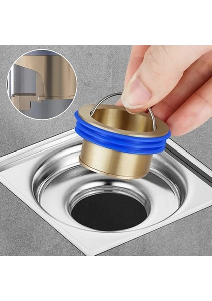 Pratik Anti Koku Önleyici, Tahliye Vanası, Duş Yer Sifonu, Geri Akış Önleyici, Gider Pis Koku Böcek Gider Aparatı, Büyük Boy,