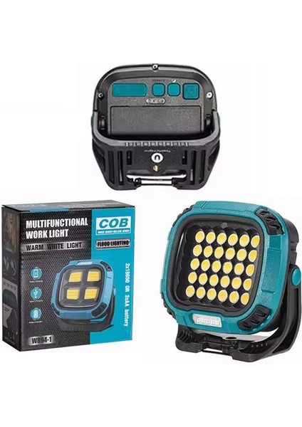 Powermaster MX-W893 4000K - 7000K - Kırmızı 30 Cob Ledli 30 Watt Çok Fonksiyonlu Çalışma Lambası (Powerbank) fırsatları