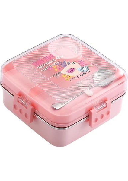-Laxson Beslenme Kabı Çelik Ithal Seal 97119 Pembe