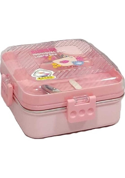 -Laxson Beslenme Kabı Çelik Ithal Seal 97119 Pembe fiyatları