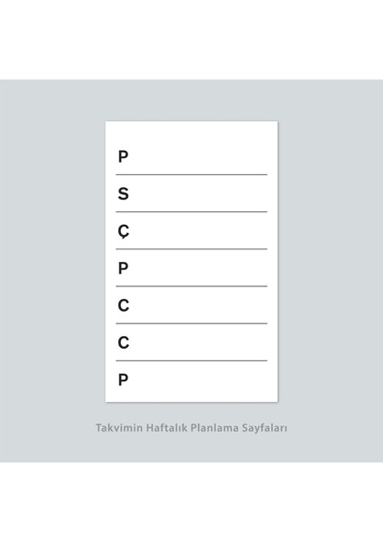 Haftalık Planlamalı Organizer Takvim, 2026 Masa Takvimi, Üçgen Takvim, Önceki ve Sonraki Aylar indirimleri