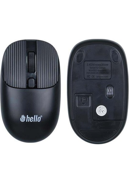 Hello HL-21808 Siyah 1000 Dpı 2.4ghz Kablosuz Bluetooth Mouse fiyatları