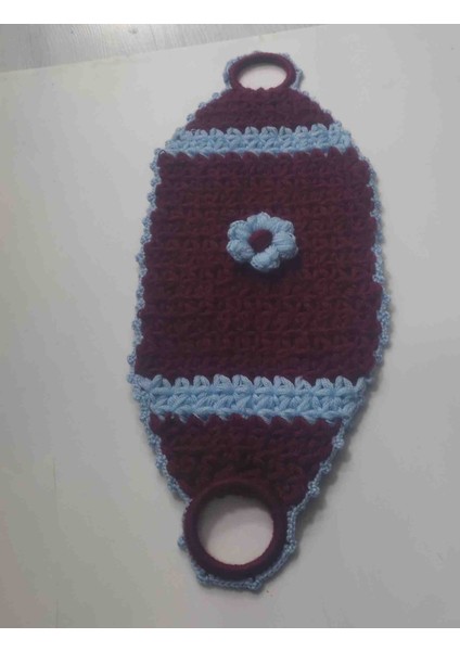 Bordo Mavi El Örgüsü Lif modelleri