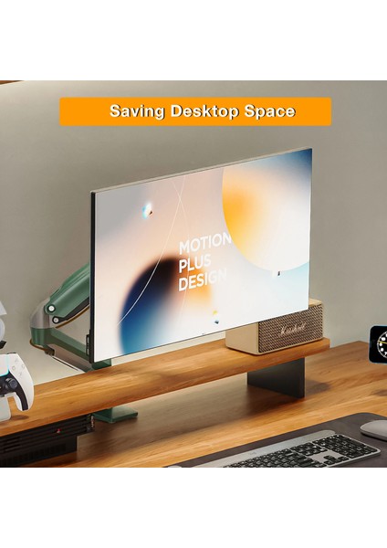 North Bayou Nb F80 (2025 Yeni Model) Amortisörlü Tekli Monitör Standı Yeşil (17-30 Inç)-(2-9 Kg)