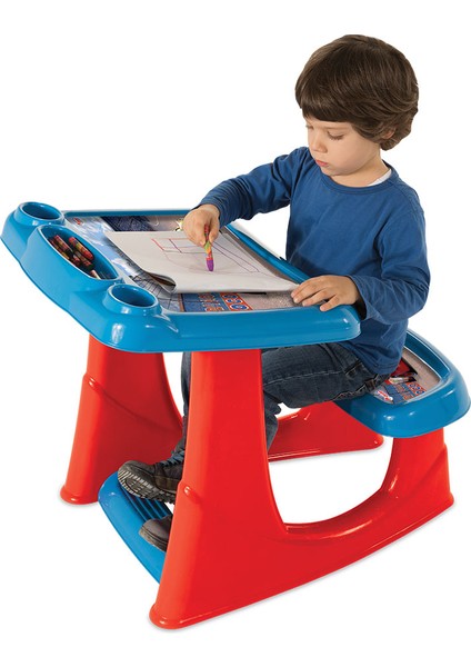 Çocuk Çalışma Masası ve Sandalye Seti – 3+ Yaş, 55×56×74CMHOTWHEELS fırsatları