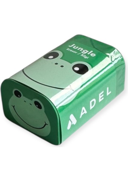 Jungle Serisi Jumbo Boy Silgi, 3 Farklı Hayvan Tasarımlı, Aslan, Kurbağa ve Ayı Desenli indirimleri