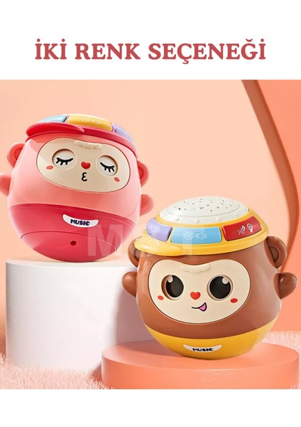 Bebek Oyuncağı Galaxy Projektör Oyuncak Gece Lambası ve Müzik Şarkıları Pembe fırsatları