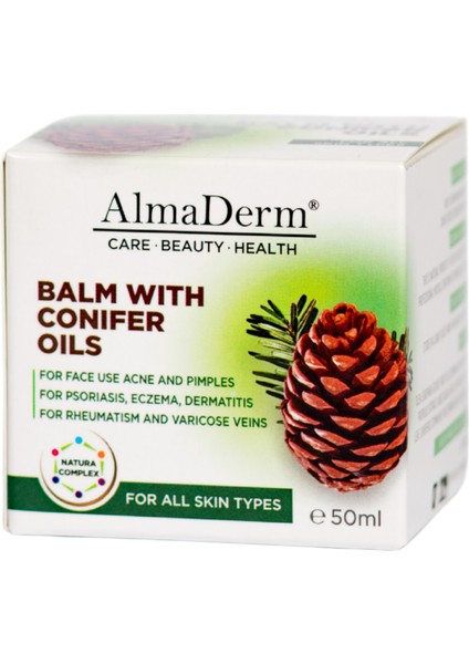 Bosnian Balm With Conifer Oils – Almaderm Iğne Yapraklı Yağlar Içeren Doğal Boşnak Balsamı 50 ml modelleri