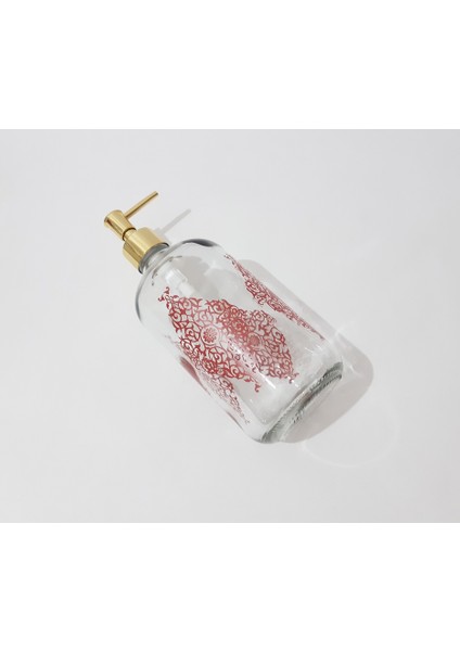 800 ml Cam Sıvı Sabunluk Desenli Büyük Boy Sabunluk fırsatları