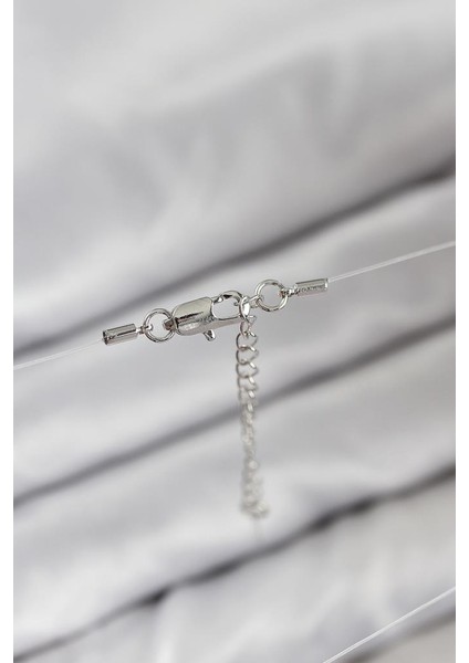 Misineli Yıldız Model Gümüş Renk Hayalet Kolye - TJ-BKO10504 fiyatları