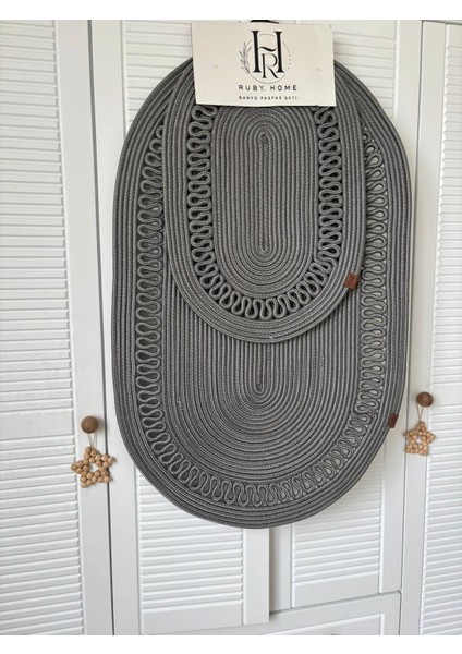 Jüt Hasır Banyo Takımı ,banyo Paspas Takımı ,paspas,