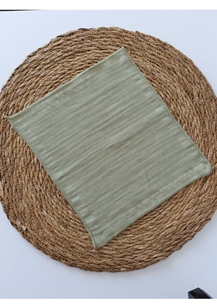 10’lu Paket Çift Kat Dokuma Müslin Bebek Ağız Mendili %100 Pamuk 20X20 cm fırsatları