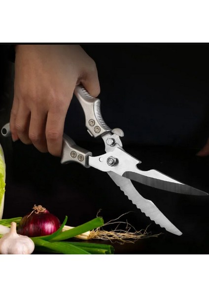 Paslanmaz Çelik Tavuk Kemik Makası, Mutfak Makası Ev Gıda, Balık Tavuk Ördek Kesici Makas, fiyatları