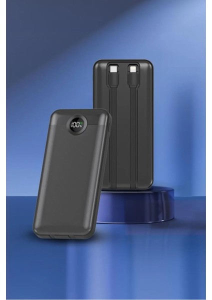 10000 Mah 2 Çıkışlı 22.5W Hızlı Şarj Dijital Göstergeli Powerbank modelleri