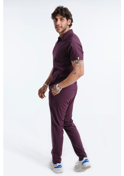 Lizy Nolan Erkek Fermuarlı Hemşire Doktor Üniforma Takım Scrubs Takım Hastane Forması indirimleri