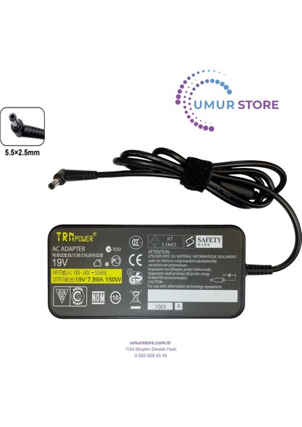 PA-1131-05 5.5x2.5mm Notebook Adaptörü