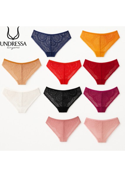 Lingerie Dantelli Slip Külot – 5 Renk Seçenekli