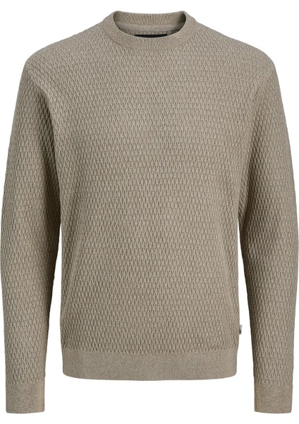 Jack Jones Erkek Desenli Örgü Kazak 12283381