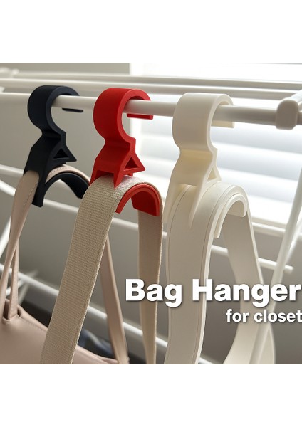 Çanta Askısı 3'lü (Kırmızı,siyah,beyaz)