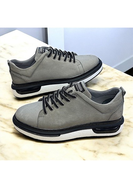 Köpük Ortapedik Taban Sneakers Model Hakiki Deri Günlük Casual Erkek Ayakkabı