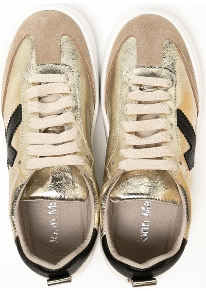 Kadın Sneaker ( Günlük) MAR-25Y-072-CLARA John May Gold Garni