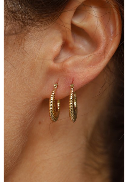 14 Ayar Altın Midye Küpe indirimleri