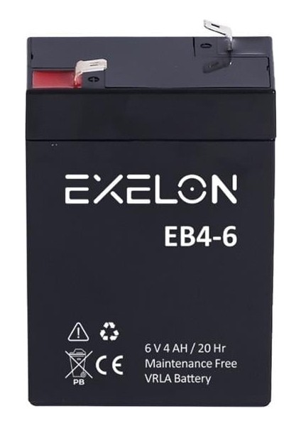 6V4AH 20HR Valve Regulated Rechargeable Battery 6 Volt 4 Amper Akü Bakımsız Kuru Tip Akü 6V 4AH Akü