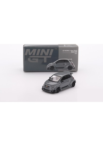 1/64 995 Abarth 595 Lb-Works x Abas Works Grey