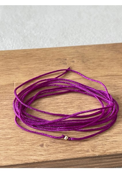 14 Ayar Altın Dorika Detaylı Altın Şans Bereket Halhalı Altın Şans Ipi