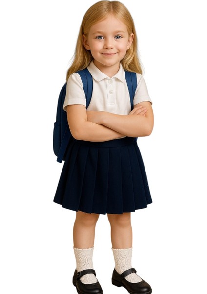 Dantelli Fileli Okul Çorabı modelleri