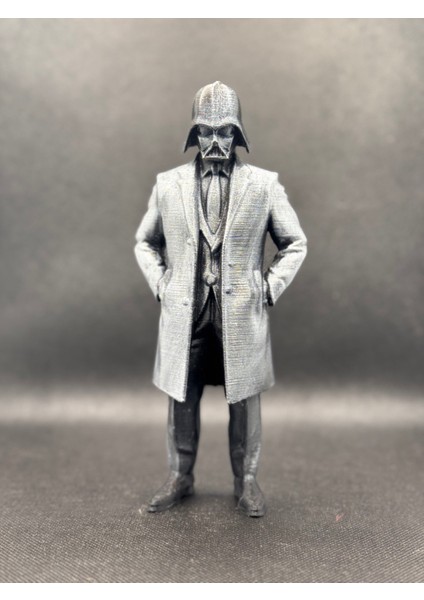 Darth Vader Takım Elbiseli Büst Figürü 12 cm – Özel Tasarım 3D Baskı
