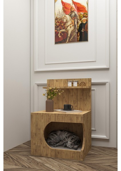 Kedi Evi Komodin,pet Komodin,yıkanabilir Minderli,portatif Minifix Kurulum fiyatları