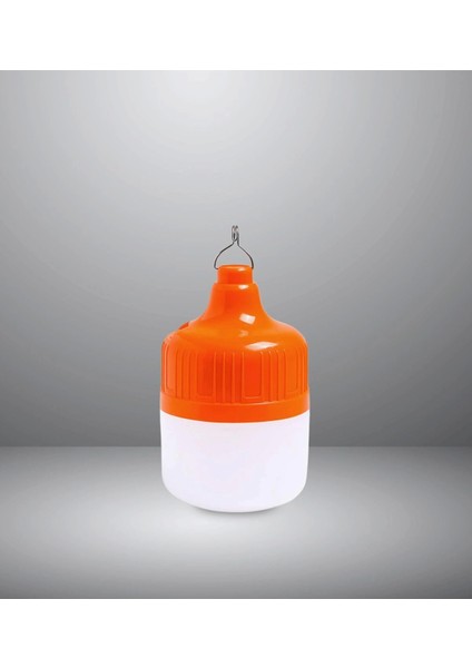 50W USB Şarjlı Kamp Ampulü - Şarjlı Kamp Çadır Lambası 6500K