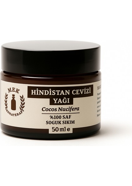 Hindistan Cevizi Yağı 50 ml - %100 Saf