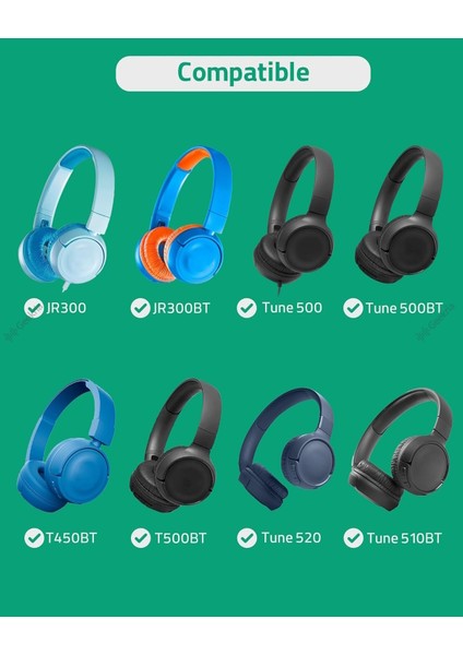 Jbl ile Uyumlu Kulaklık Pedi Süngeri Tune T500BT 510BT 520BT T560BT T600 T450 460 JR300 310 T250 fırsatları