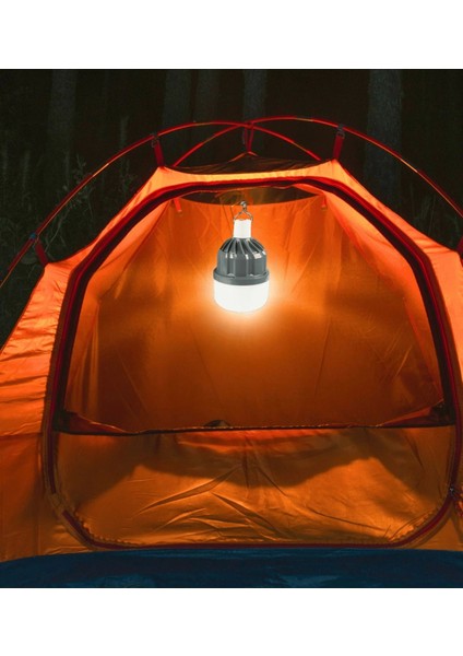 80 Watt USB Şarjlı Kamp Ampulü - Kancalı Kamp Çadır Lambası 6500K (Teleskopik) modelleri