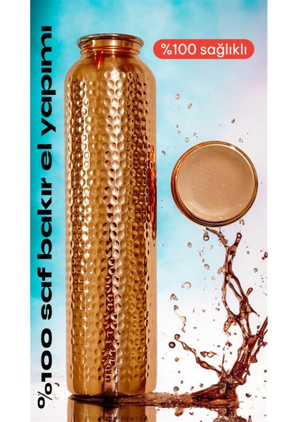 Saf Bakır Suluk Matara Bakır Su Şişesi Bakır Termos Bakır Surahı